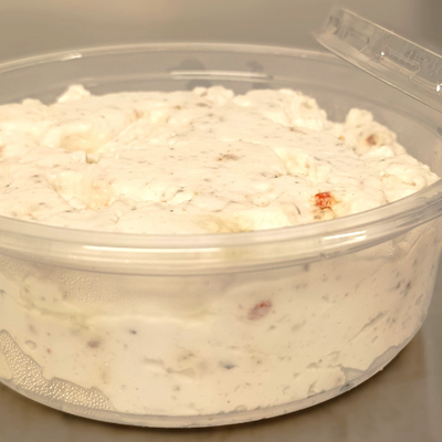 Fromage frais à tartiner - bruschetta