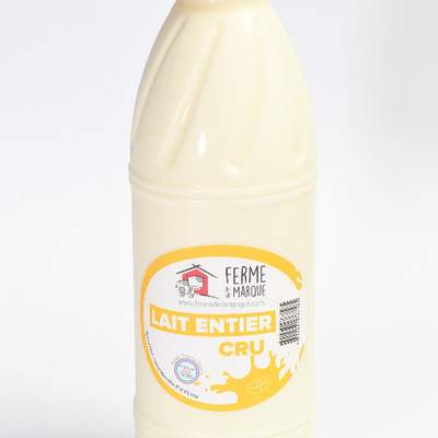 Lait entier cru