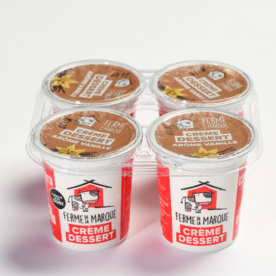Crème dessert vanille (x4)