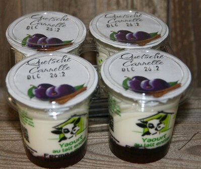Yaourt brassé sur lit de fruits x 4 quetsche-cannel