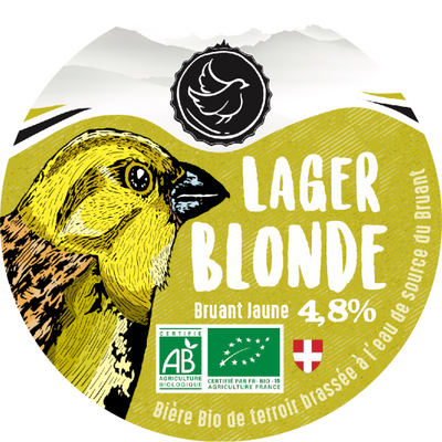 Blonde lager bio 4,8% 75cl