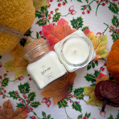 Bougie lait de coton