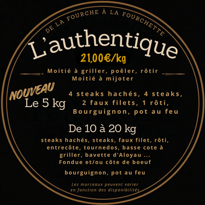 Colis l'authentique 5kg
