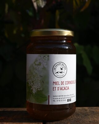 Miel de cornouiller et d'acacia (500g)