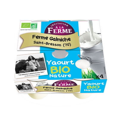 Yaourt bio nature 4x125g