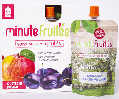 Gourdes de purée de quetsches