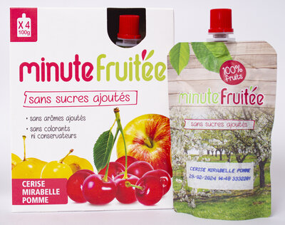 Gourdes de purée de cerise de montmorency