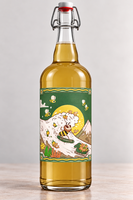 Kombucha citron gingembre 75 cl bio