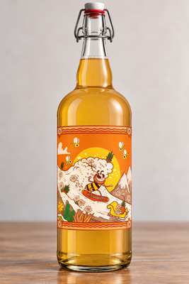 Kombucha camomille ananas 75 cl bio