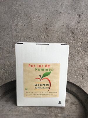 Pur jus de pommes nature bio cubi - 3l