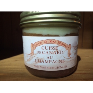 Cuisse de canard au champagne