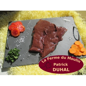 Foie tranche boeuf