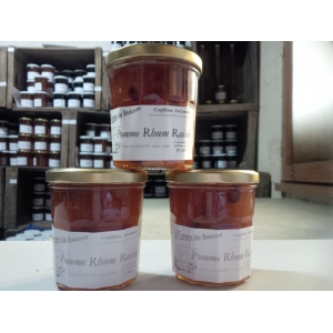 Confiture de pomme rhum raisins 330 gr