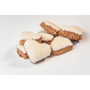 Petits coeurs à la cannelle glacés [ bio et sans gluten ]