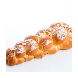 Brioche tressée amandes sucre