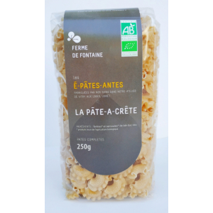 Pâtes bio la pâte à crête