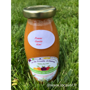 Jus pomme carotte kiwi 100 % pur jus