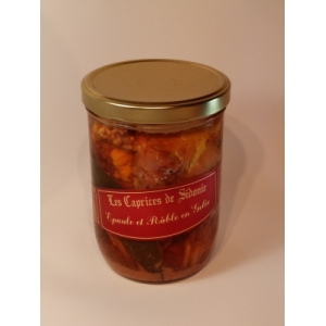 Cuisse au vin et champignon