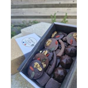 Boîte de chocolats bio kraft 370 g