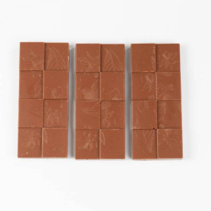 3 tablettes de chocolat lait bio