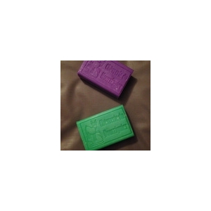 Lot 2 savons lait de chevre verveine citronnée + lavande