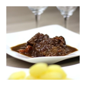Boeuf bourguignon cuisiné