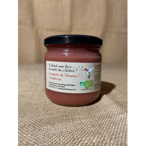 Compote pomme framboises