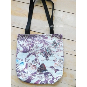 Sac cabas - tote bag les papîllons