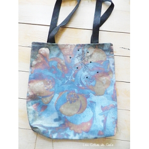 Sac cabas - tote bag fleurs de mai
