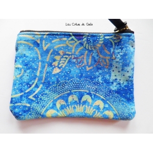 Trousse bohème /  bleu foncé