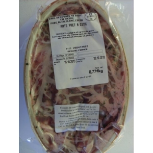 Paté prêt à cuire