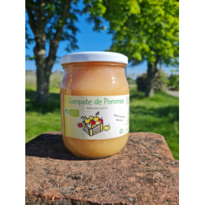 Compote de pommes bio