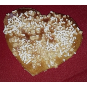 A04.coeur st-valentin brioché nature au sucre