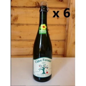 6 x cidre fermier 1/2 sec