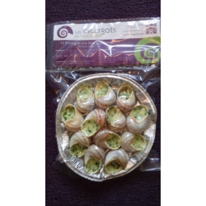 12 escargots à la bourguignonne