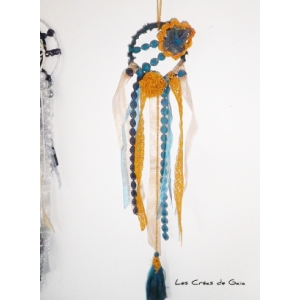 Décoration murale encre solaire • attrape-rêve dentelle