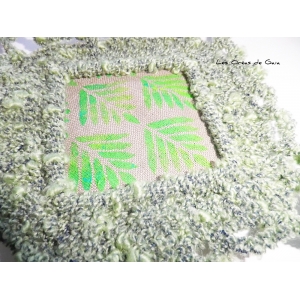 Décoration murale tropique • cadre crochet