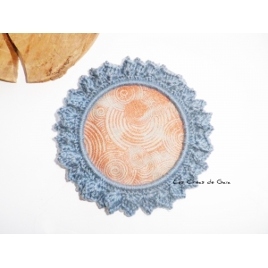 Décoration murale spiral time • cadre crochet