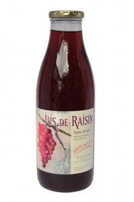 Jus de raisin rouge, 100% pur jus - 1l