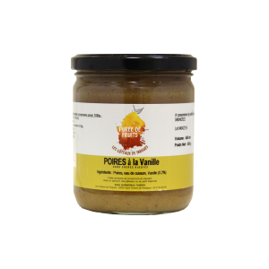 Purée de fruit-poire/vanille - 430g