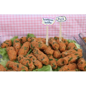 10 boulettes de lentilles corail au boulgour