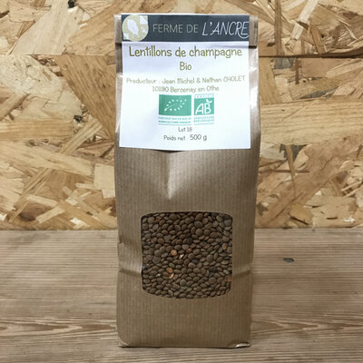 Lentillons de champagne bio