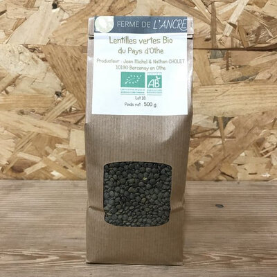 Lentilles vertes bio
