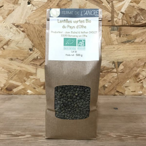 Lentilles vertes bio