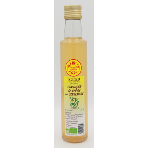 Vinaigre de cidre au gingembre bio