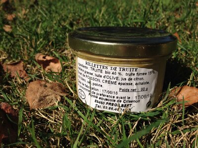 Rilletes de truite 90grs