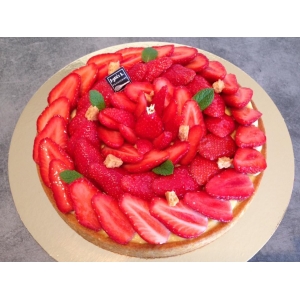 Tarte aux fraises (6-8 personnes)