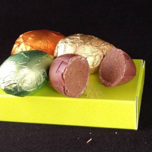 Oeufs pralinés bio par 4