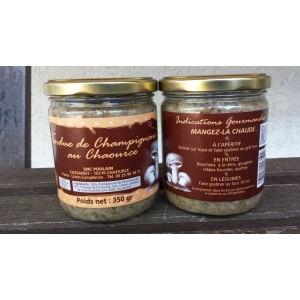 Fondue de champignons au chaource