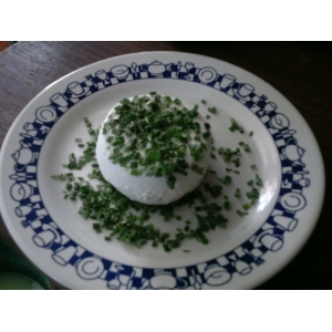 Crottin frais à la ciboulette